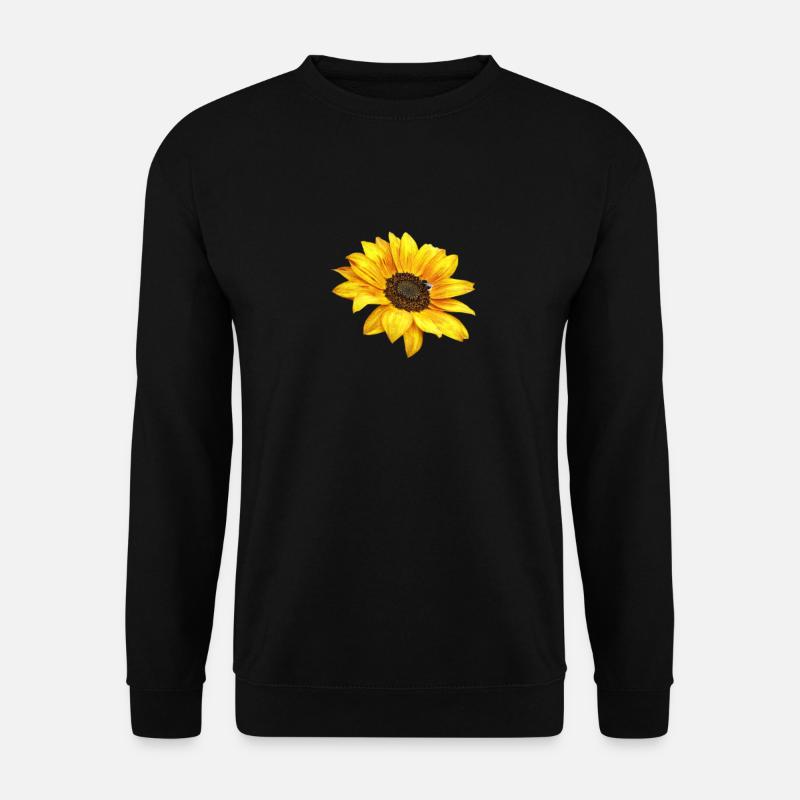 Sonnenblume - Unisex Pullover - Schwarz