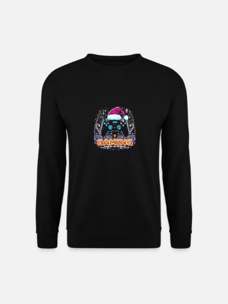 Christmas Gaming Controller - Unisex Sweatshirt - black