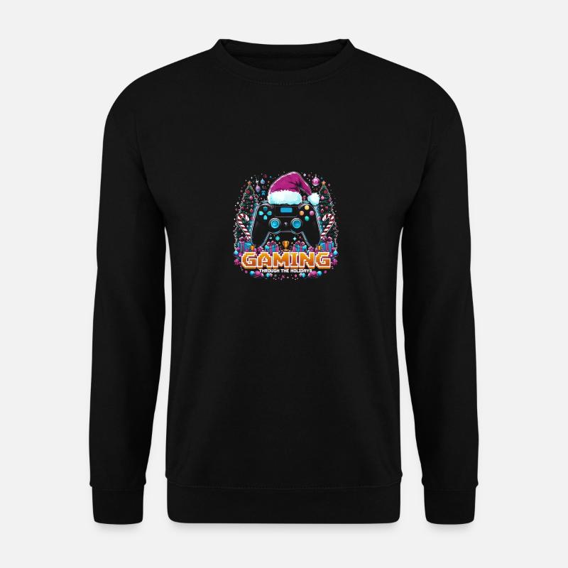 Weihnachts-Gaming Controller - Unisex Pullover - Schwarz