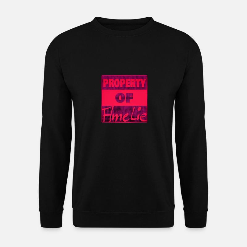 Besitz von Amelie - Unisex Pullover - Schwarz