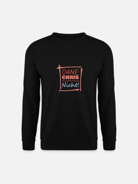 chris - Unisex Pullover - Schwarz