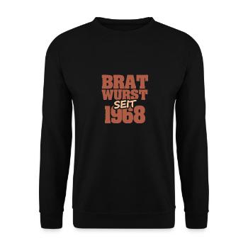 Grillen 1968 - Unisex Pullover - Schwarz - Vorne - Alina (178cm) & Michal (187cm)