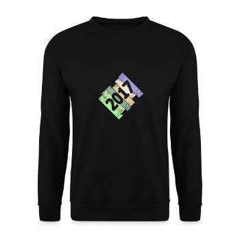 Jahr 2017 - Unisex Pullover - Schwarz - Vorne - Alina (178cm) & Michal (187cm)