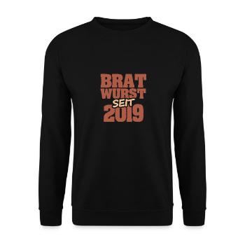 Jahr 2019 - Unisex Pullover - Schwarz - Vorne - Alina (178cm) & Michal (187cm)