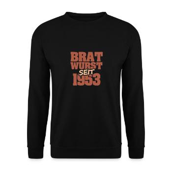 Jahr 1953 - Unisex Pullover - Schwarz - Vorne - Alina (178cm) & Michal (187cm)