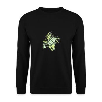 Cadeau 1985 - Sweat-shirt Unisexe - noir - Devant - Alina (178cm) & Michal (187cm)