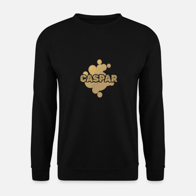 First name Caspar - Unisex Sweatshirt - black