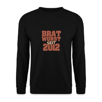 Bratwurst 2012 - Unisex Sweatshirt - black - Front - Alina (178cm) & Michal (187cm)