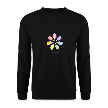 Je suis un arc-en-ciel popsicle amer - Sweat-shirt Unisexe - noir - Devant - Alina (178cm) & Michal (187cm)