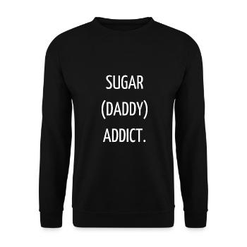 Sugar (daddy) addict - Sweat-shirt Unisexe - noir - Devant - Alina (178cm) & Michal (187cm)