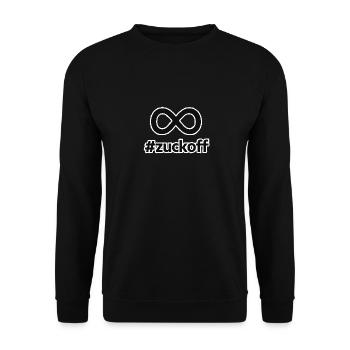 Zuck off! - Unisex Sweatshirt - black - Front - Alina (178cm) & Michal (187cm)