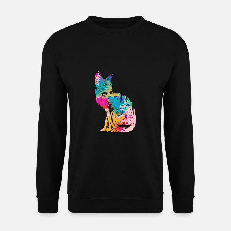 Sphynx Cats - Unisex Sweatshirt - black