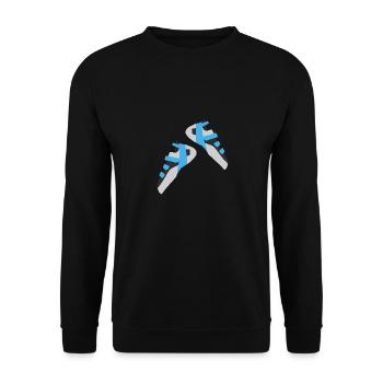 boulderschuhe - Unisex Pullover - Schwarz - Vorne - Alina (178cm) & Michal (187cm)