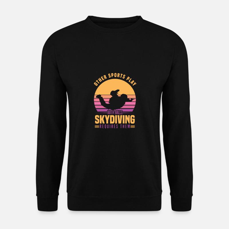 Skydiver - Unisex Pullover - Schwarz