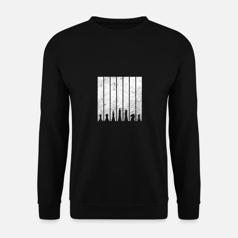 ÉCHECS PIONS D’ÉCHECS - Sweat-shirt Unisexe - noir