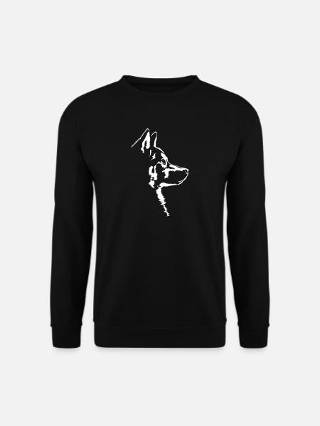 Husky Hunde Hund Siberian Husky Wilsigns - Unisex Pullover - Schwarz