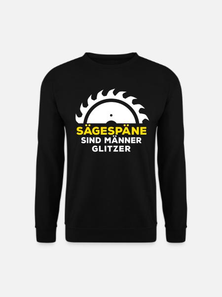 Sägespäne sind Männer Glitzer - Unisex Pullover - Schwarz