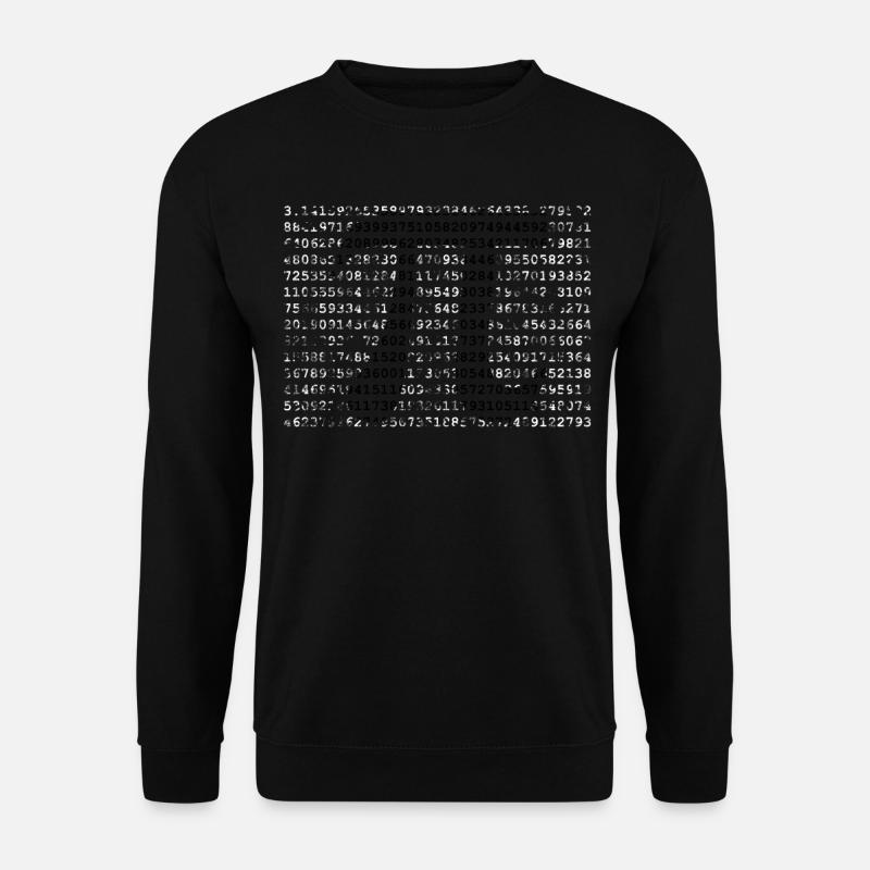 pi mal anders - das Nerd Shirt - Unisex Pullover - Schwarz