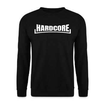 HARD*CORE | Shirts | HARDC0RE - Unisex Pullover - Schwarz - Vorne - Alina (178cm) & Michal (187cm)
