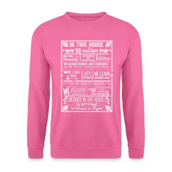 Autismus Awareness Geschenk Liebe Asperger Familie - Unisex Pullover - Pink - Vorne