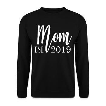 Mère 2019 Respect nachwuch force humour Maman - Sweat-shirt Unisexe - noir - Devant - Alina (178cm) & Michal (187cm)