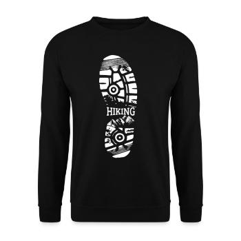 Botte de randonnée Wanderschuh des Wanderer - Sweat-shirt Unisexe - noir - Devant - Alina (178cm) & Michal (187cm)