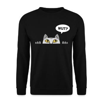 Cadeau chat perso coquin maine coon persan - Sweat-shirt Unisexe - noir - Devant - Alina (178cm) & Michal (187cm)