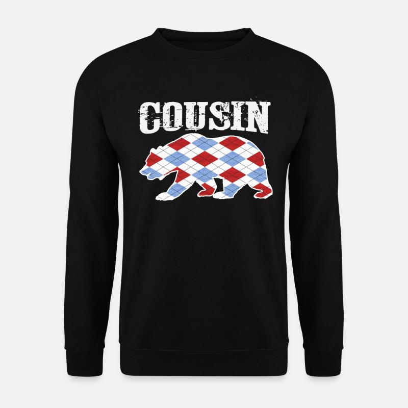 Cousin T-Shirt Design - Unisex Pullover - Schwarz