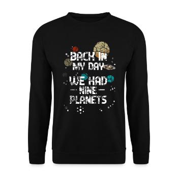Chemise de citation de Nerd Shaldon - cadeau de Nerdig - Sweat-shirt Unisexe - noir - Devant - Alina (178cm) & Michal (187cm)