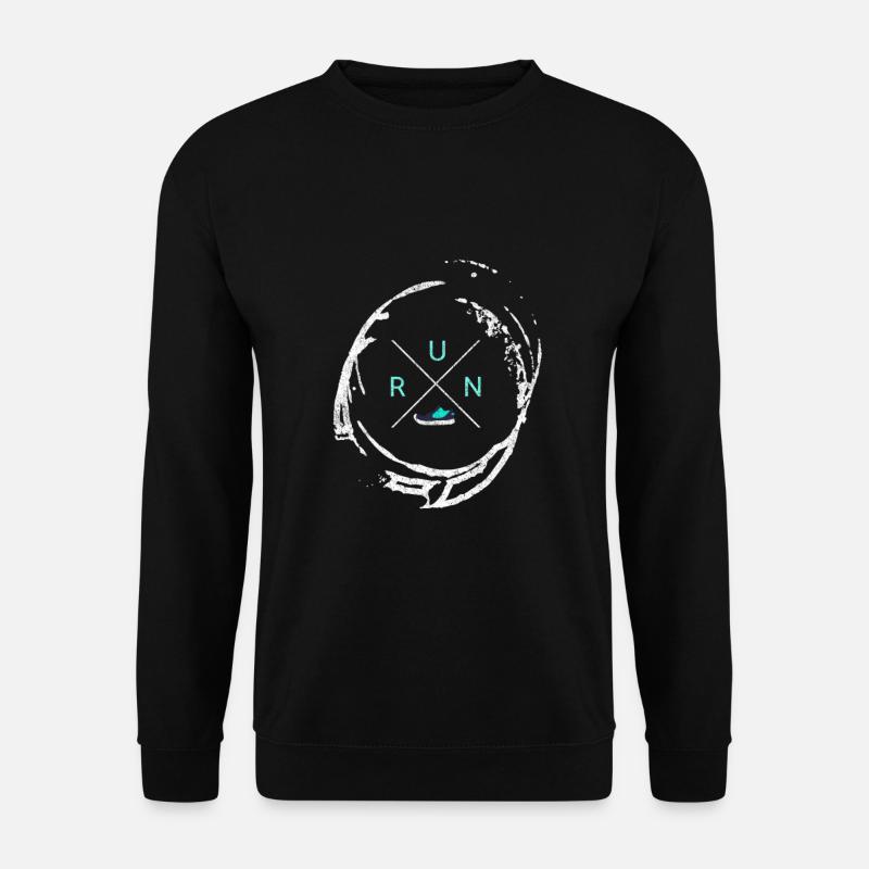 course - Sweat-shirt Unisexe - noir