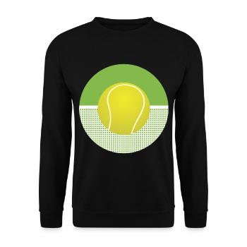 Tennis - Unisex Pullover - Schwarz - Vorne - Alina (178cm) & Michal (187cm)