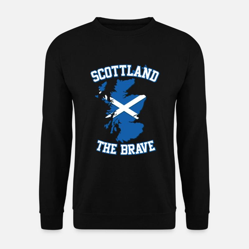 The brave Scots from Scotland - Unisex Sweatshirt - black