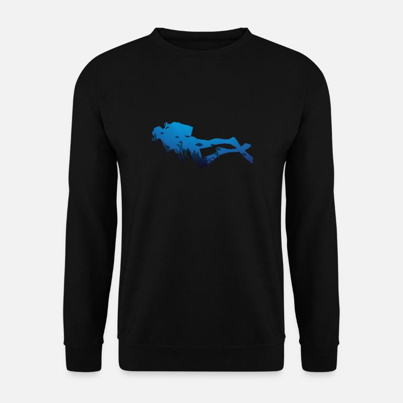 plongée - Sweat-shirt Unisexe - noir