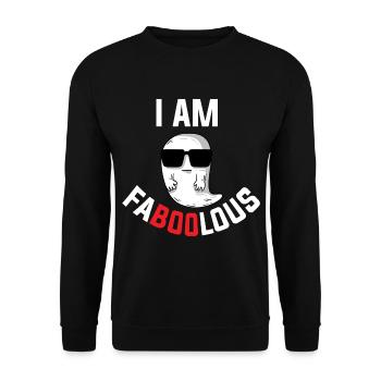 Je suis fantoche - Sweat-shirt Unisexe - noir - Devant - Alina (178cm) & Michal (187cm)
