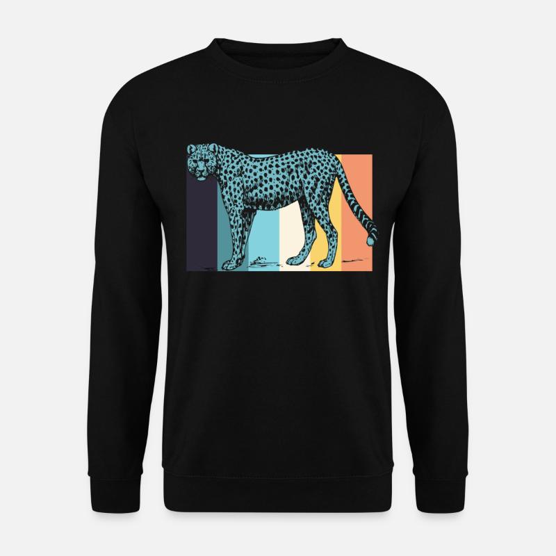 Gepard Geparden - Unisex Pullover - Schwarz