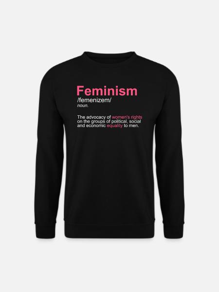 Progressive intersectional feminism definition - Unisex Sweatshirt - black