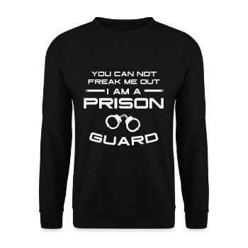 Gardiens de prison - Sweat-shirt Unisexe - noir - Devant - Alina (178cm) & Michal (187cm)