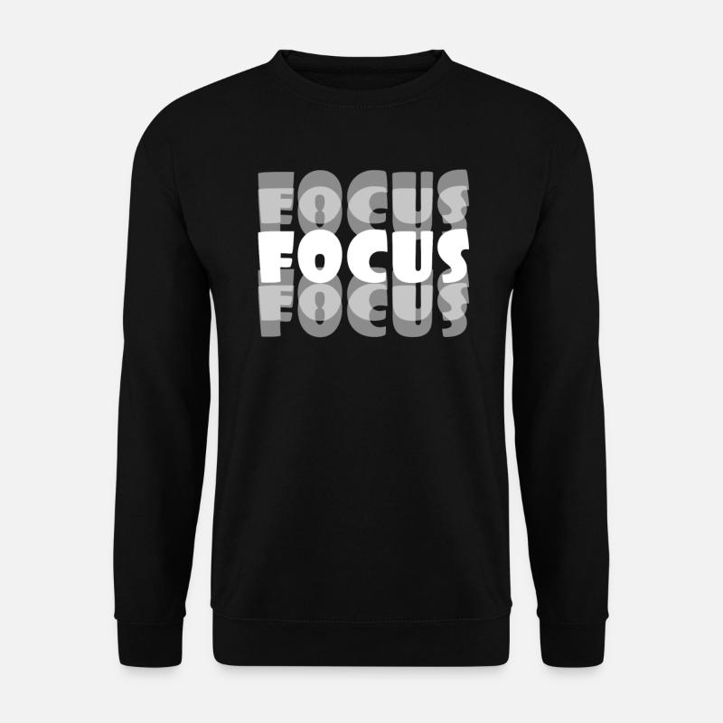 Focus sur le design - Sweat-shirt Unisexe - noir