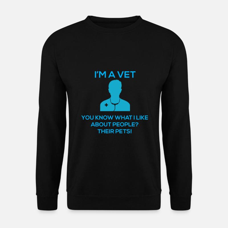 veterinarian - Unisex Sweatshirt - black