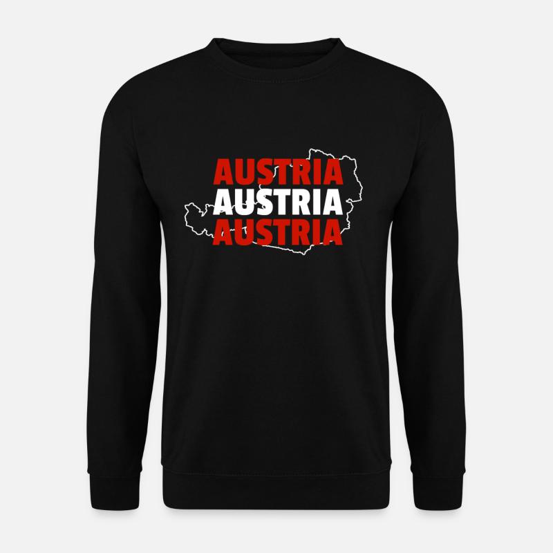 Österreich - Unisex Pullover - Schwarz