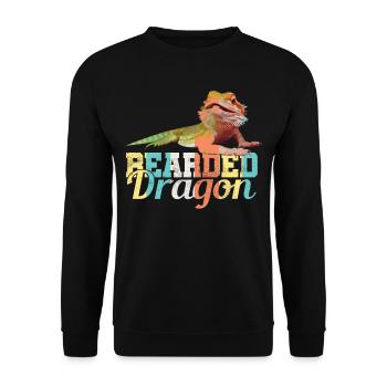 Bartagame - Unisex Pullover - Schwarz - Vorne - Alina (178cm) & Michal (187cm)