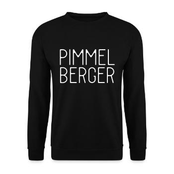 Pimmelberger - Sweat-shirt Unisexe - noir - Devant - Alina (178cm) & Michal (187cm)