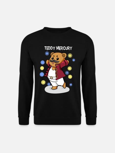 Teddy Mercury - Unisex Sweatshirt - black