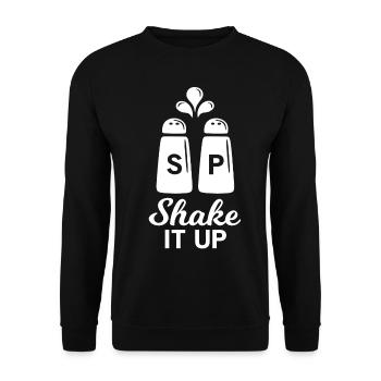 Gastronomie Koch Geschenk Mutter Küche Restaurant - Unisex Pullover - Schwarz - Vorne - Alina (178cm) & Michal (187cm)