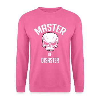 Maître du désastre. Seigneur du désastre - Sweat-shirt Unisexe - rose - Devant