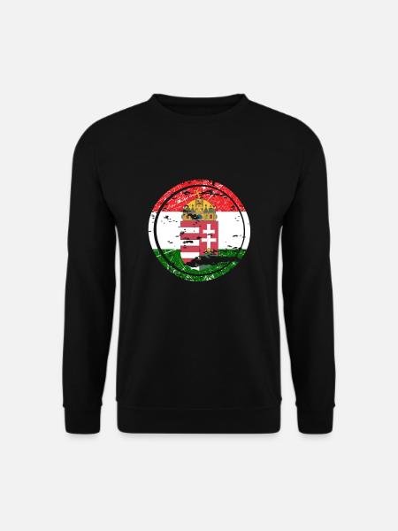 Ungarn Emblem geschenk - Unisex Pullover - Schwarz