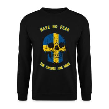 Schweden - Unisex Pullover - Schwarz - Vorne - Alina (178cm) & Michal (187cm)
