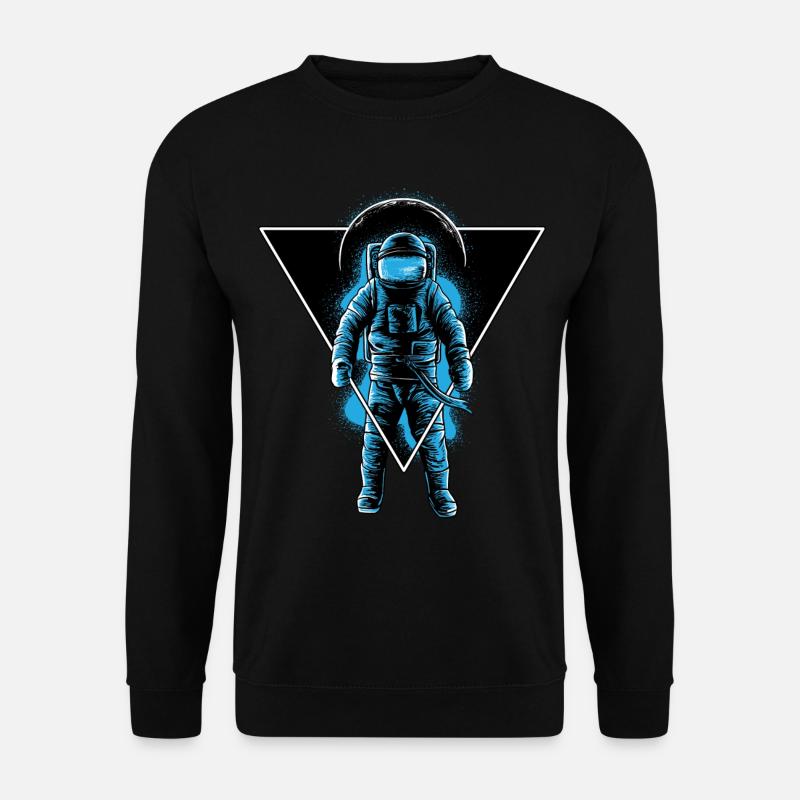 Space Astronaut Galaxy surfer - Unisex Sweatshirt - black