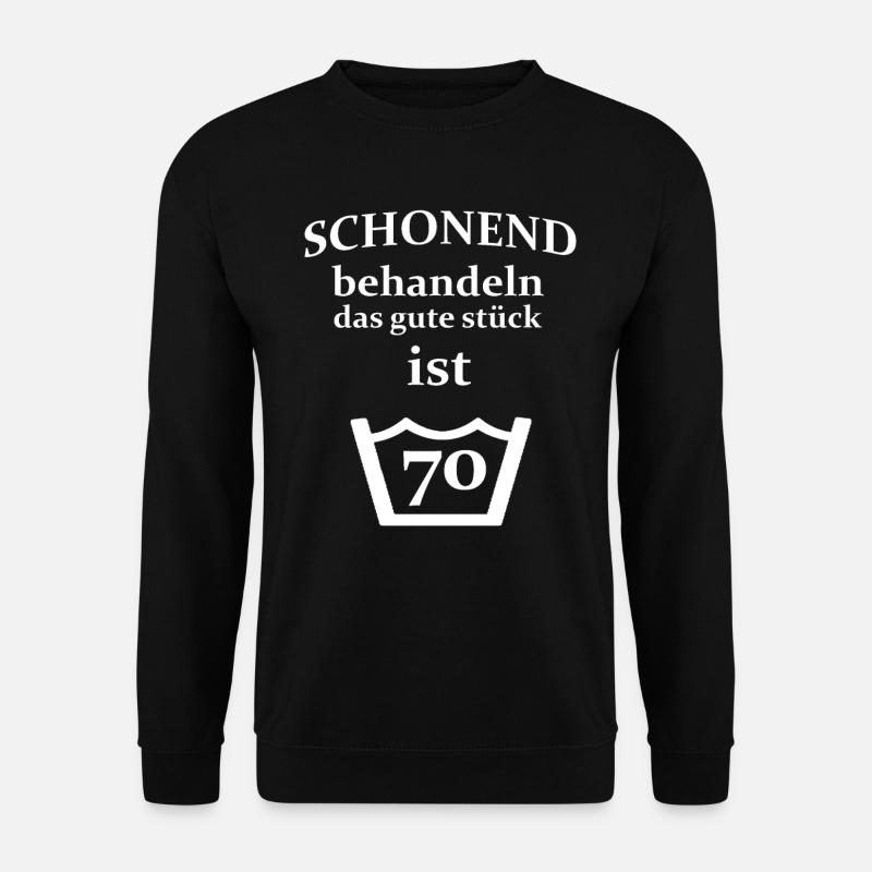 70th birthday 70th birthday - Unisex Sweatshirt - black