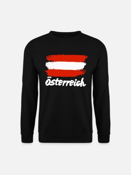 Drapeau autrichien - Sweat-shirt Unisexe - noir